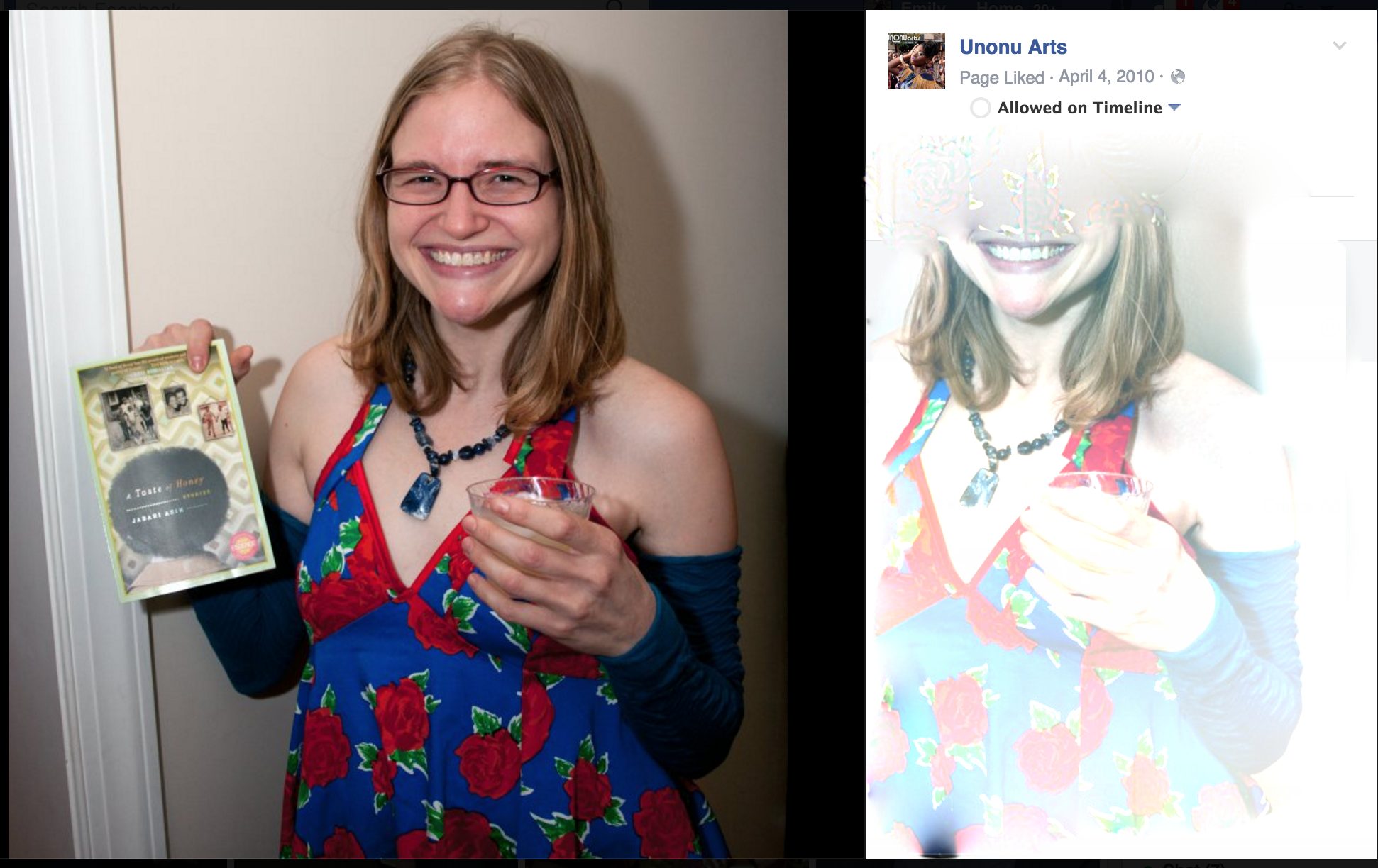 Same dress, different sleevs, 5+ years earlier